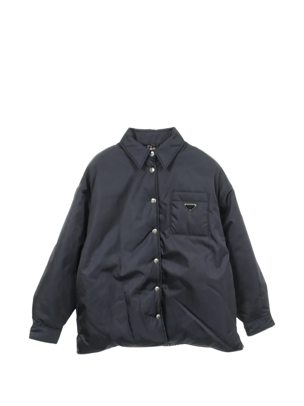 Prada Pre-Owned Piumino Re-Nylon anni 2010 - Blu
