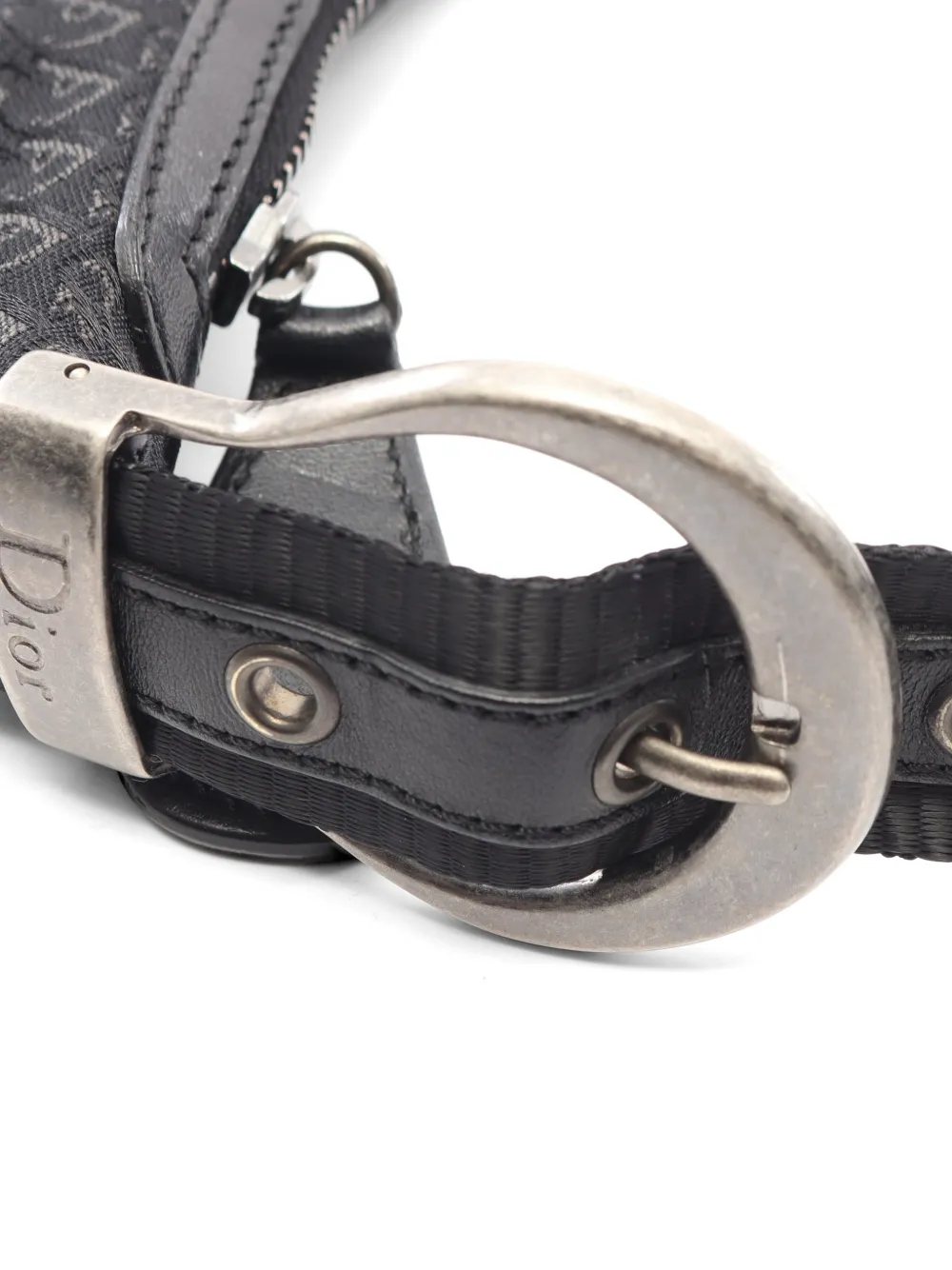 Dior Pre-owned 2010s Oblique Shoulder Bag in Black, view 4