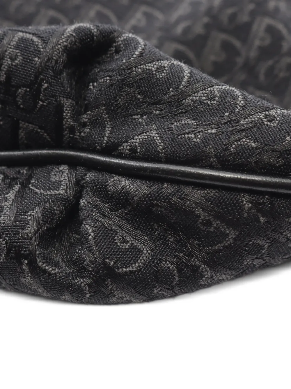 Dior Pre-owned 2010s Oblique Shoulder Bag in Black, view 3