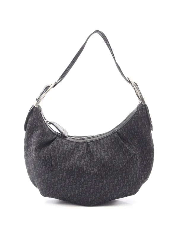 Dior Pre-owned 2010s Oblique Shoulder Bag in Black