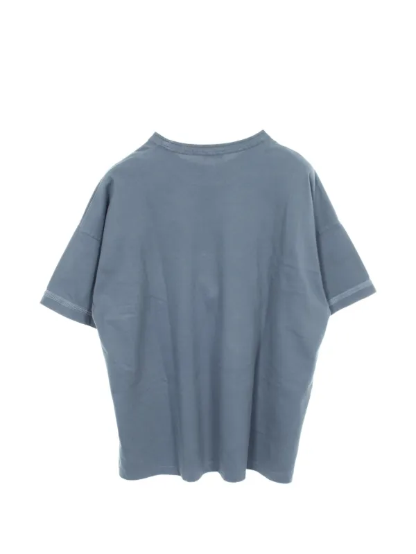 Christian Dior Pre-Owned x Stone Island 2010s logo-embroidered T