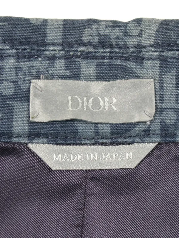 Christian Dior Pre-Owned x Denim Tears 2010s Oblique Denim Jacket