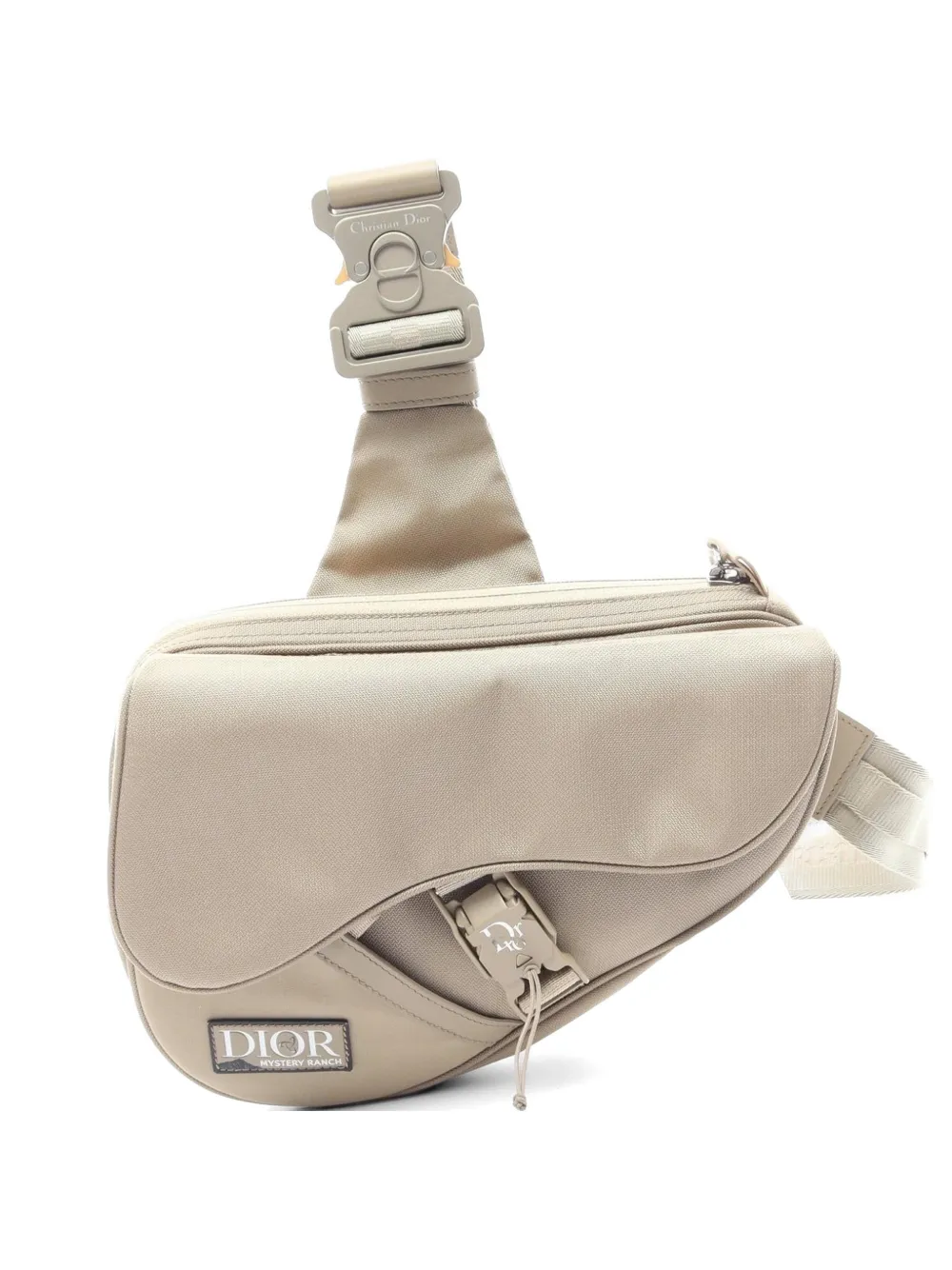 Pre-owned Dior 2010s Saddle X Mystery Ranch Belt Bag In Neutral