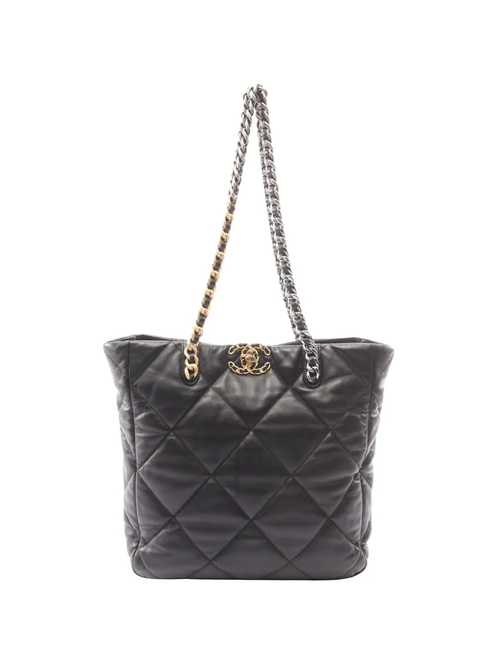 CHANEL Pre-Owned 2021 Chanel 19 shoulder bag - Nero