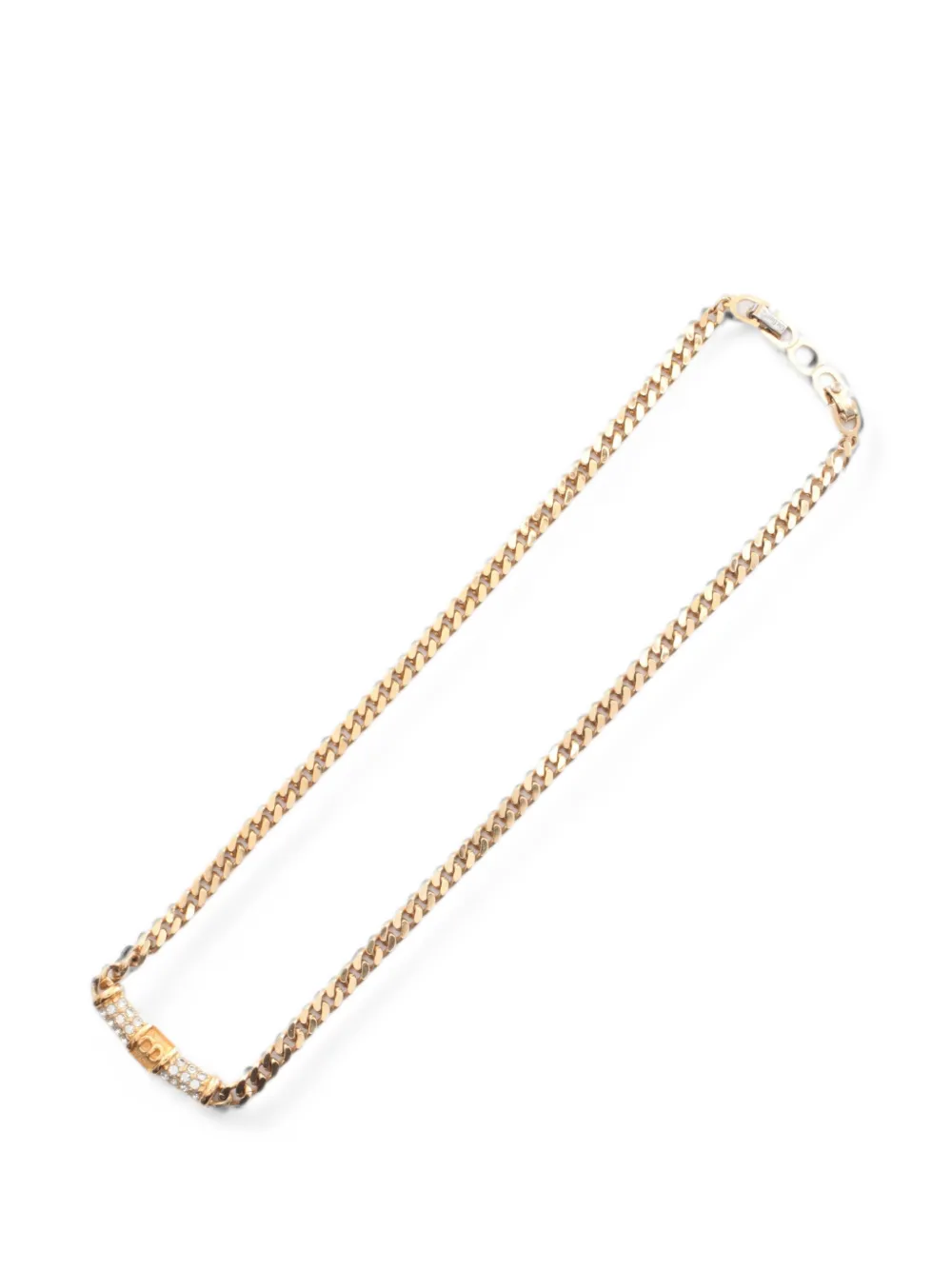 Christian Dior Pre-Owned CD-logo necklace - Oro