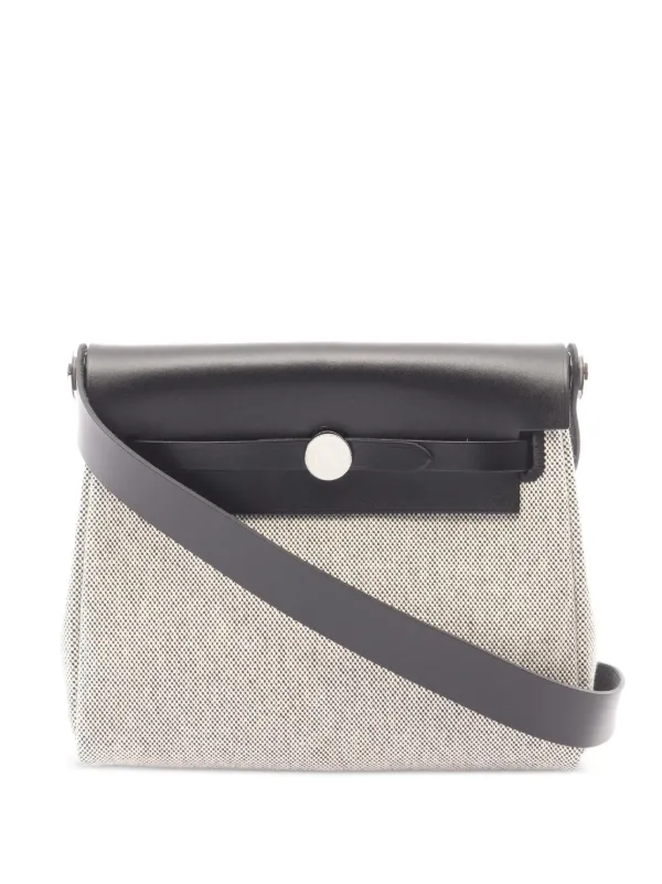 Hermès Pre-owned 2025 Herbag Zip Mini Shoulder Bag in Grey