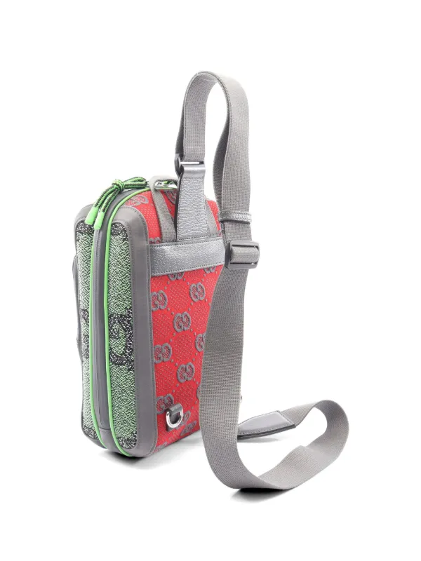【レアカラー】GUCCI GGパターン ボディバッグ Gucci Pre-Owned 2010s GGパターン ボディバッグ | グレー | FARFETCH JP