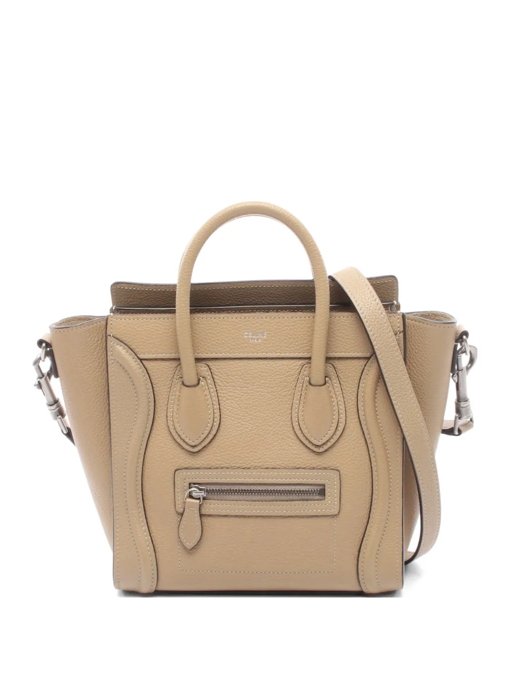 Celine Pre-Owned 2010s leather crossbody bag - Gold