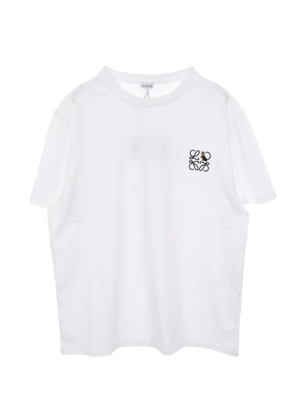 Loewe Pre-Owned Anagram relaxed-fit T-shirt - Bianco
