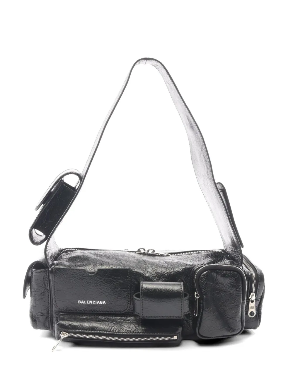 Balenciaga Pre-Owned 2010s Superbusy leather shoulder bag - Nero
