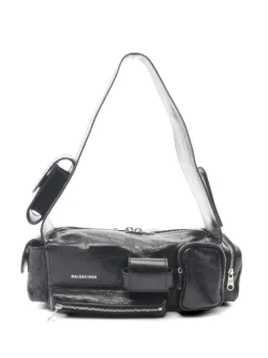 Balenciaga Pre-Owned 2018-2026 Lambskin Superbusy Sling Bag XS