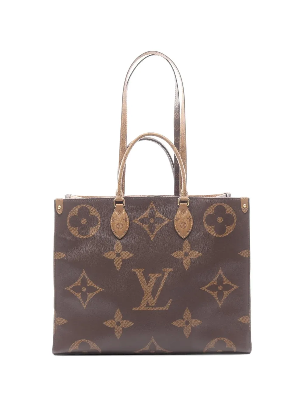 Louis Vuitton Pre-Owned 2020 GM On The Go Monogram canvas tote bag - Braun