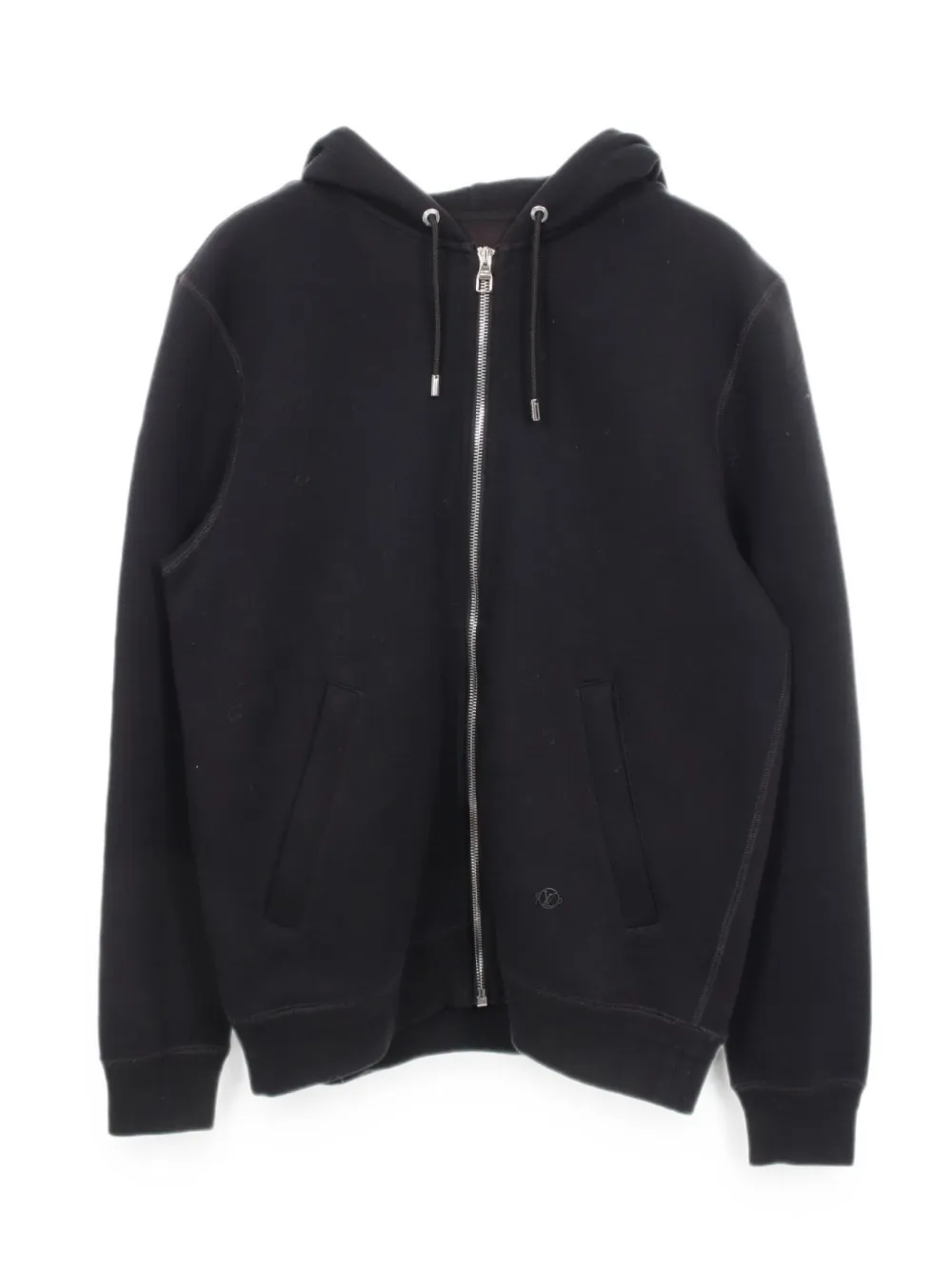 Louis Vuitton Pre-Owned 2000s LV Hoodie mit rundem Logo - Schwarz