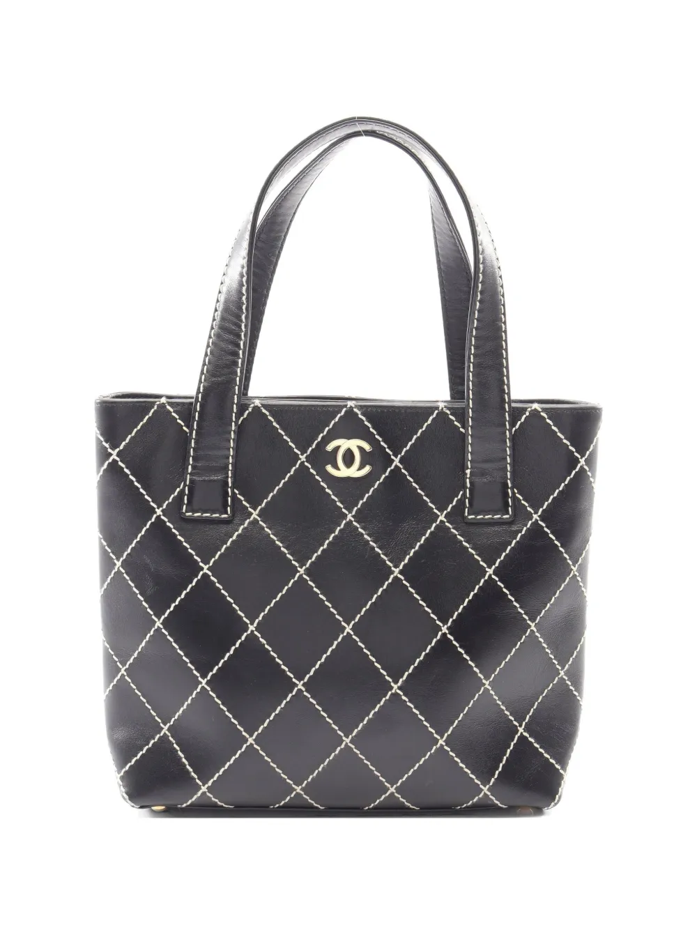 CHANEL Pre-Owned 2002-2003 Wild Stitch tote bag - Black