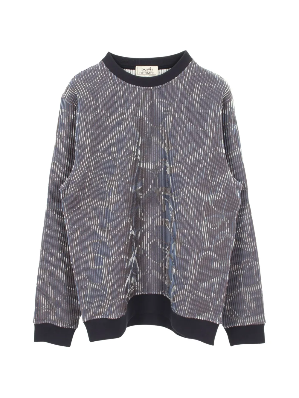Hermès Pre-Owned Maglione 20s Quincaillerie Equestre 3D - Blu