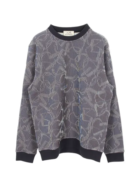 Hermès Pre-Owned 2000s Quincaillerie Equestre 3D sweater