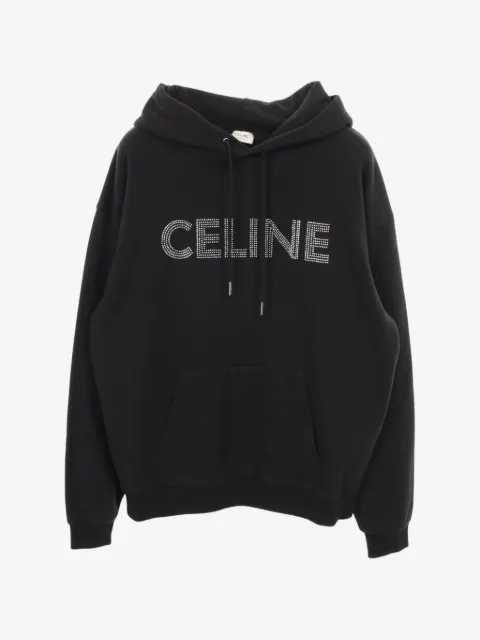 Celine Pre-Owned hoodie à logo à strass (années 2010)