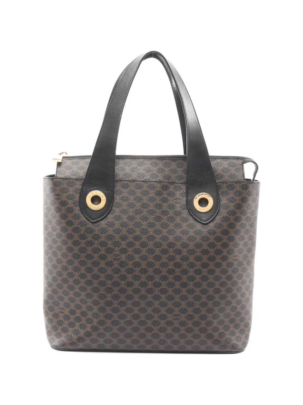 Celine Pre-Owned 2000s Macadam leather handbag - Marrone