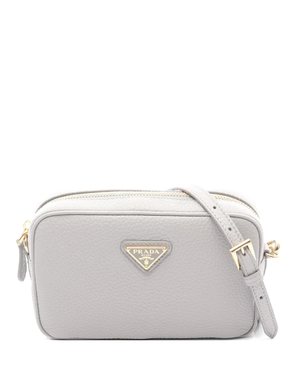 Prada Pre-Owned 2000's grained leather shoulder bag - Grigio