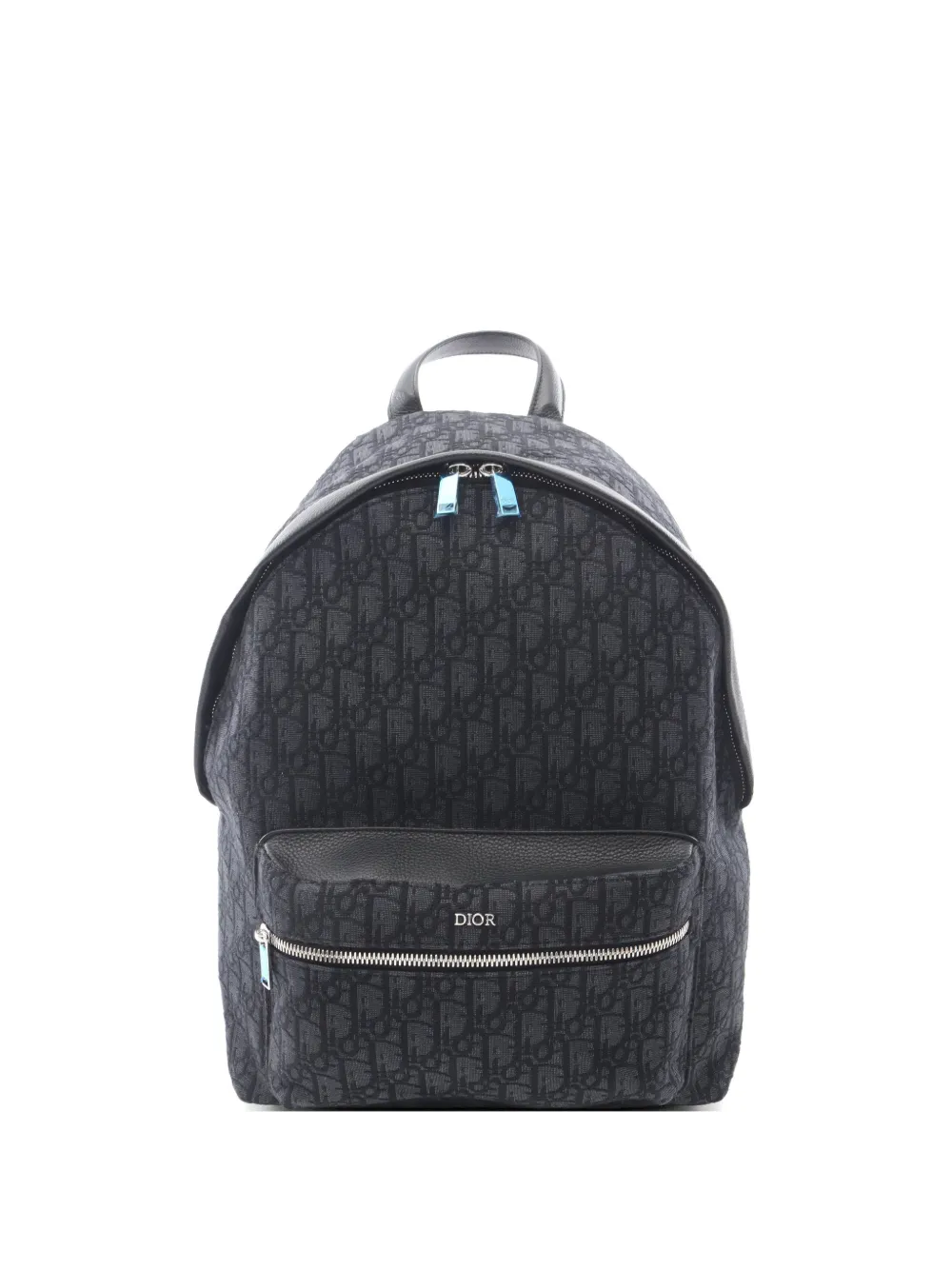Pre-owned Dior 2010s Rider Oblique Backpack In Gray