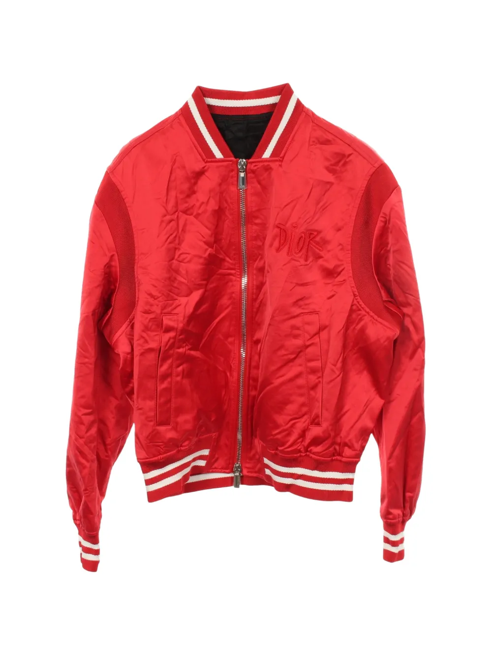 Christian Dior Pre-Owned x Shawn Stussy embroidered bomber jacket