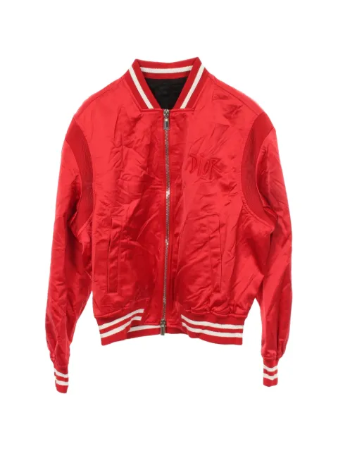 Christian Dior Pre-Owned x Shawn Stussy embroidered bomber jacket