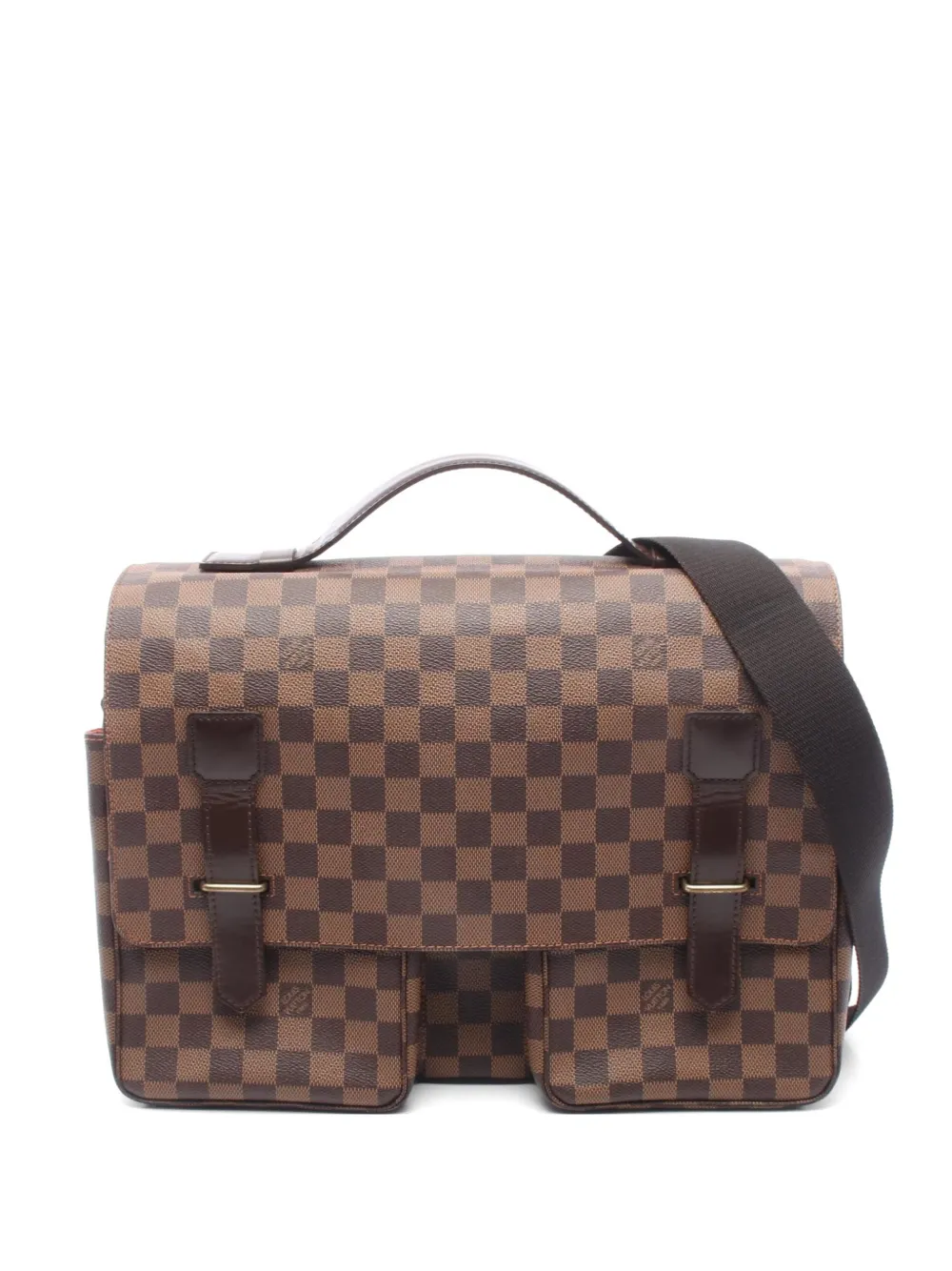 Louis Vuitton Pre-Owned 2003 Broadway Damier Ebene tote bag - Marrone