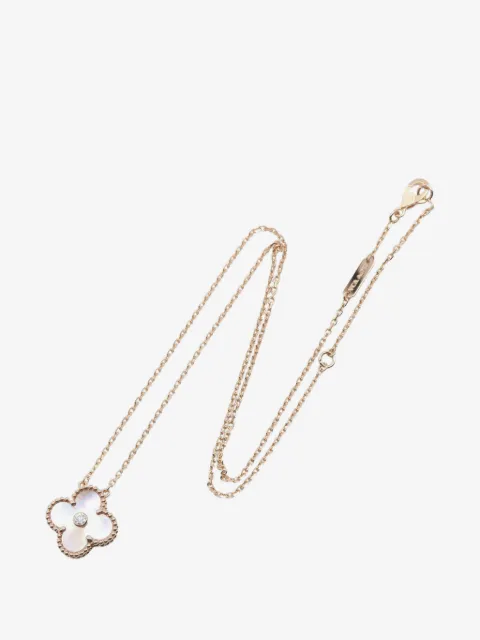 Van Cleef & Arpels Pre-Owned 2010s Vintage Alhambra diamond necklace