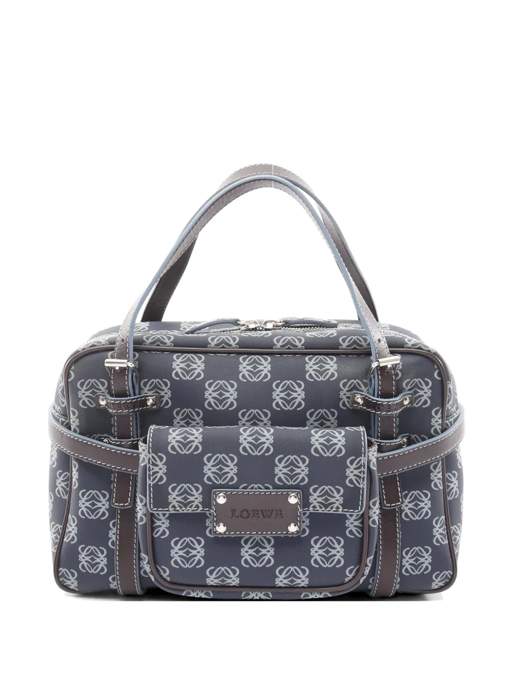 Loewe Pre-Owned Anagram pouch bag - Blu
