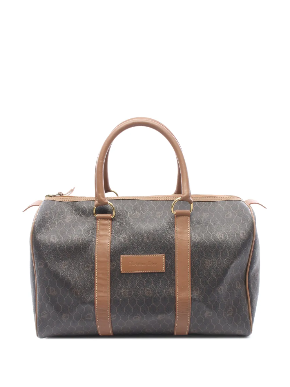 Christian Dior Pre-Owned 2000s honeycomb Trotter Boston bag - Brown