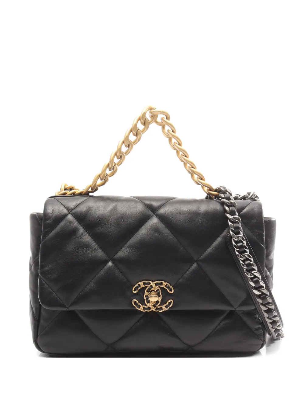 CHANEL Pre-Owned 2021s 19 Dizeneuf matelassé shoulder bag - Schwarz