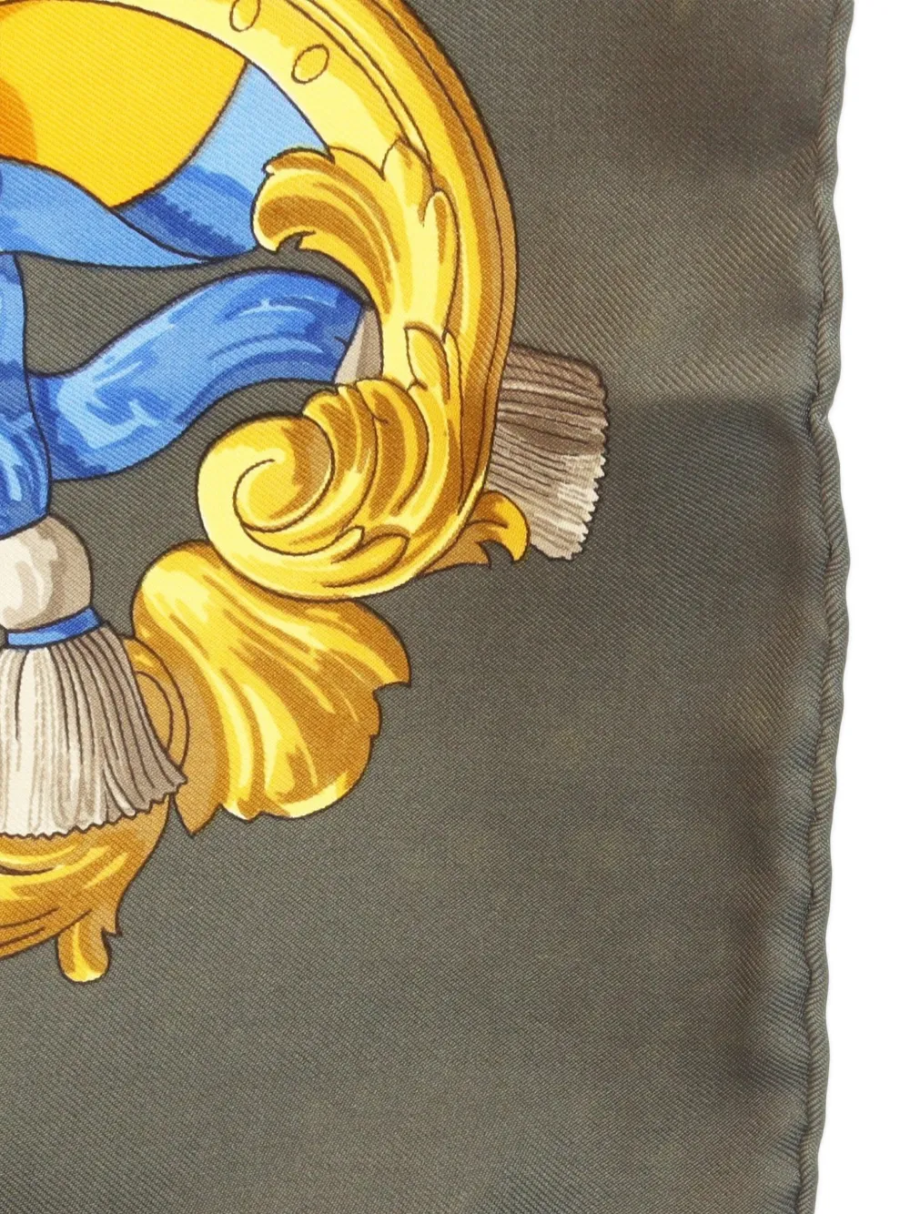 Hermès Pre-owned 1970 Ferronnerie Scarf in Yellow, view 3