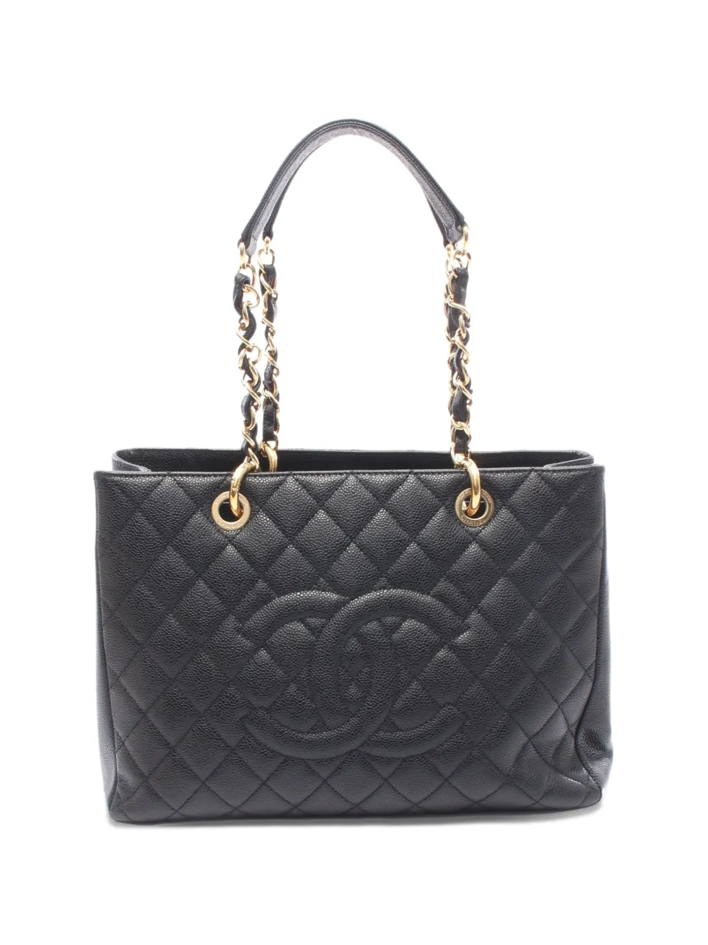 CHANEL Pre-Owned 2010-2011 Matelassé GST shoulder bag - Nero
