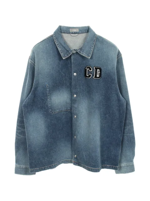 Christian Dior Pre-Owned chaqueta vaquera con parche del logo de Christian Dior x Kenny Scharf