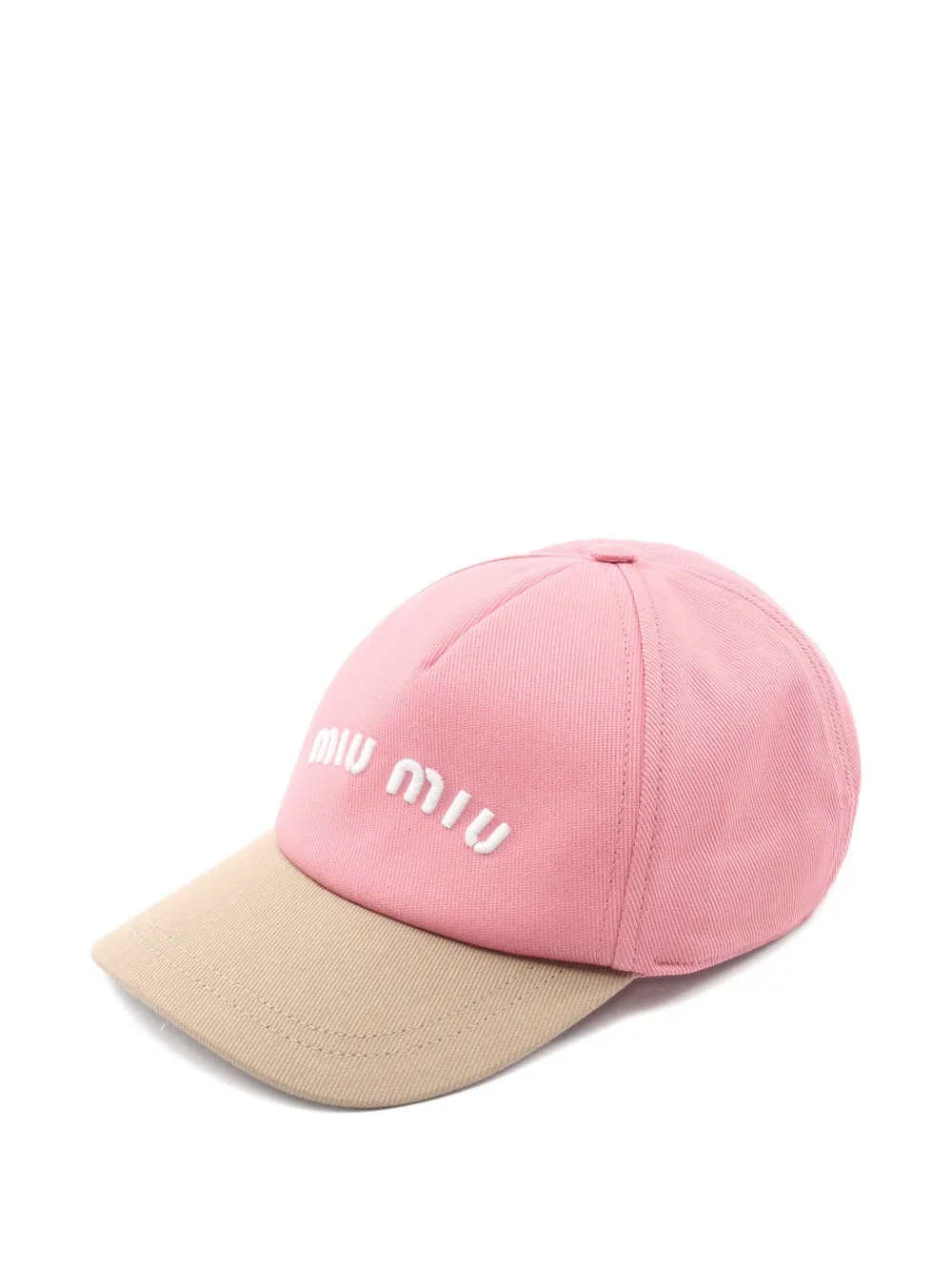 Miu Miu Pre-Owned logo-embroidered baseball cap - Rosa