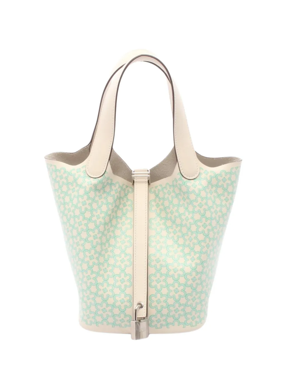 Hermès Pre-Owned 2022 PM Picotin Lock Lucky Daisy tote bag - Toni neutri
