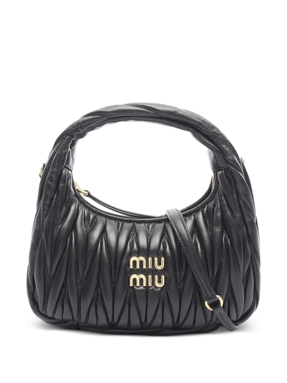 Miu Miu Pre-Owned 2020s Wander matelassé handbag - Black