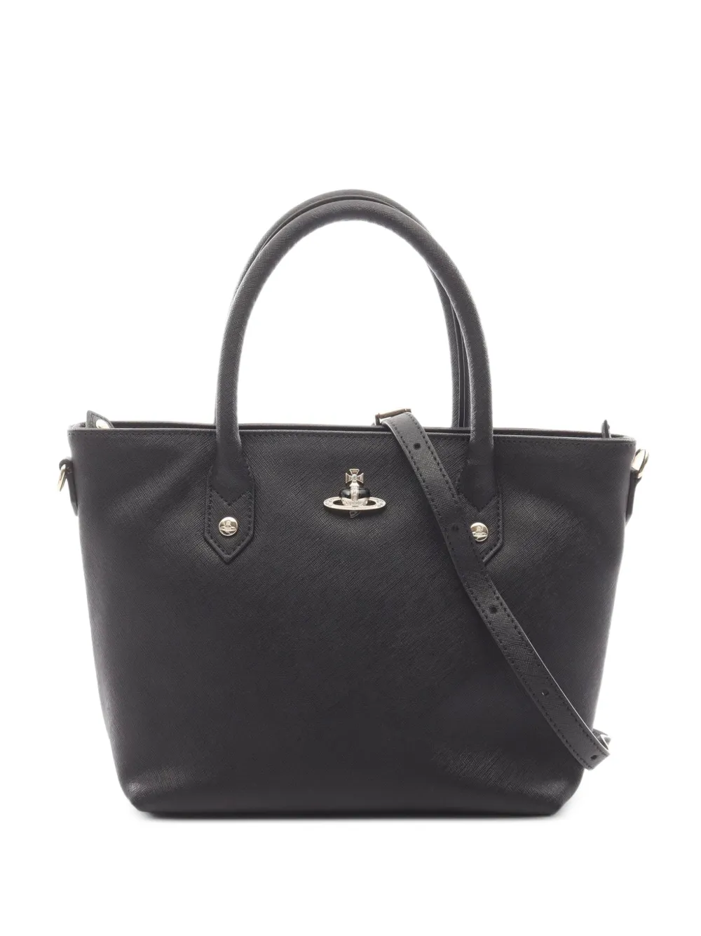 Vivienne Westwood Pre-Owned diamante orb tote bag - Nero