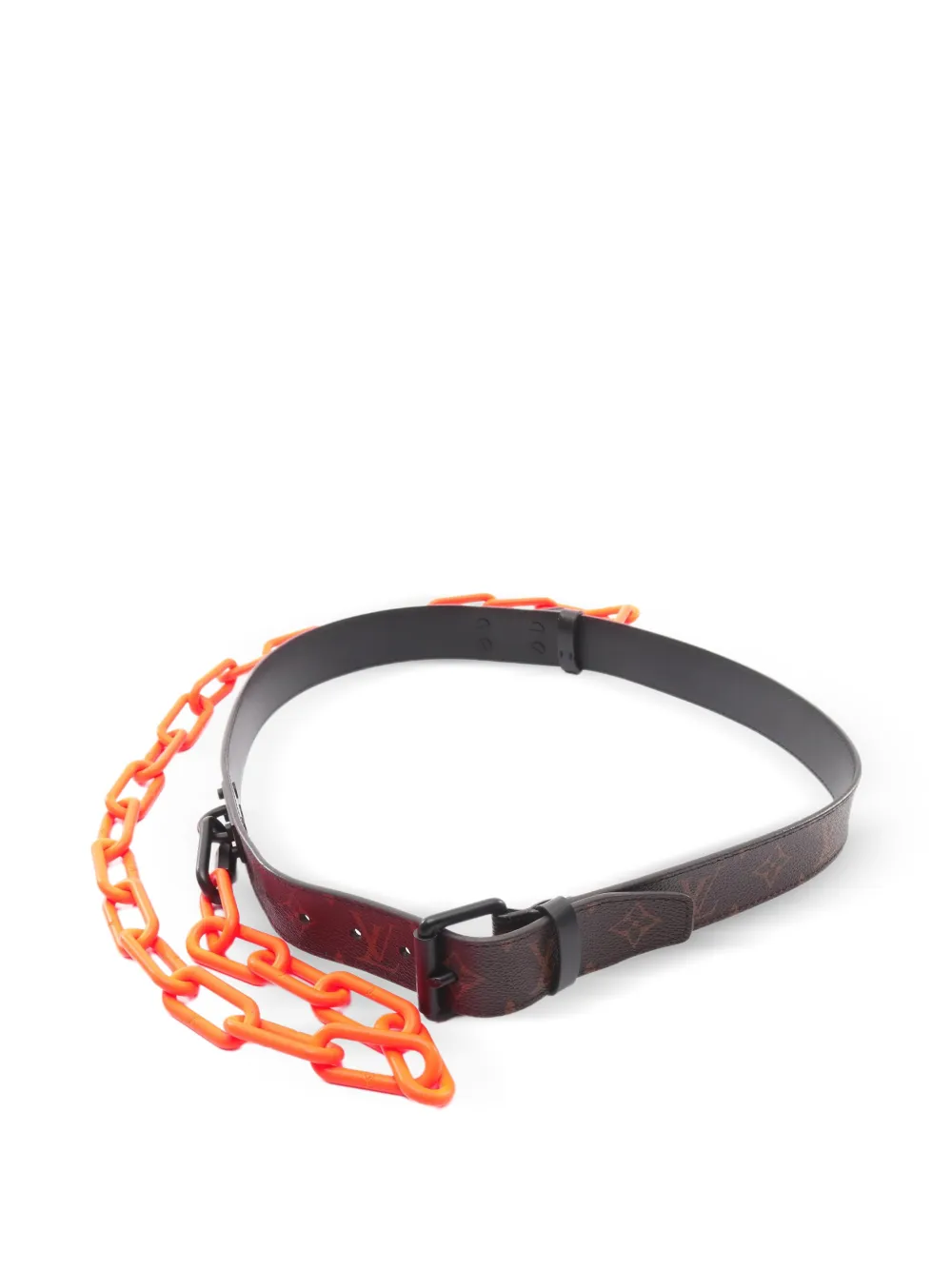 Louis Vuitton Pre-Owned 2018 Santour Signature chain belt - Marrone
