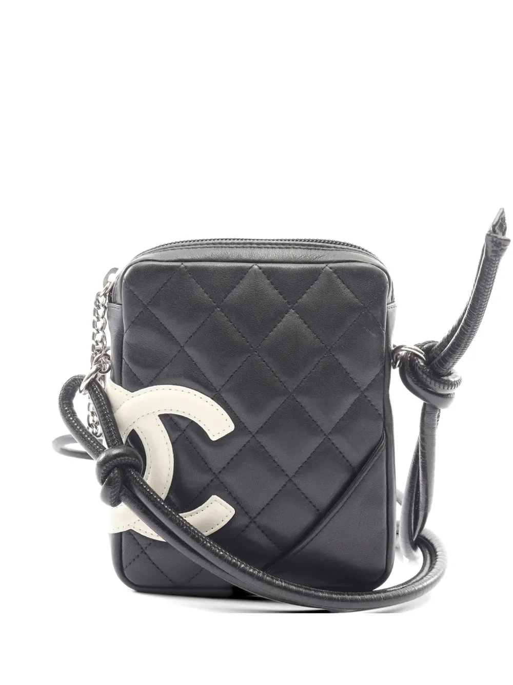 CHANEL Pre-Owned 2003-2004 Cambon Line leather shoulder bag - Nero