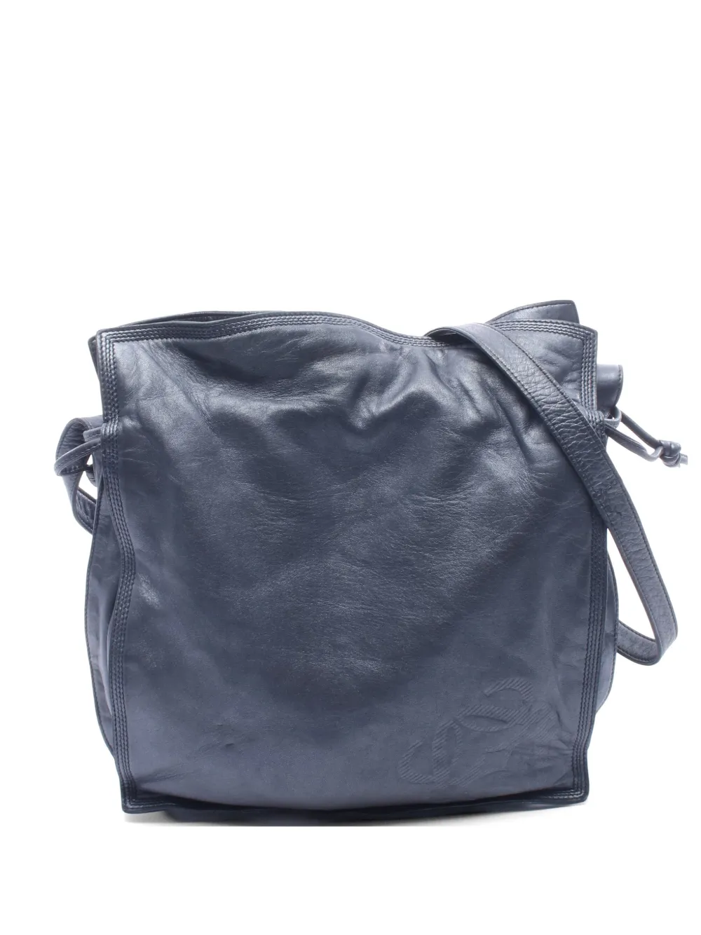 Loewe Pre-Owned 2000s Anagram leather shoulder bag - Blu