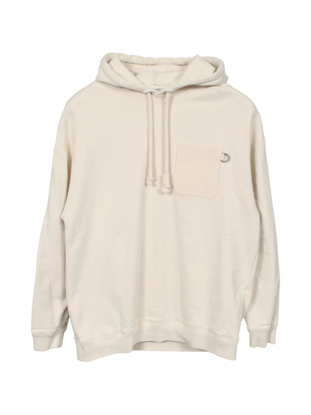 Loewe Pre-Owned 2010s Anagram patch hoodie - Toni neutri