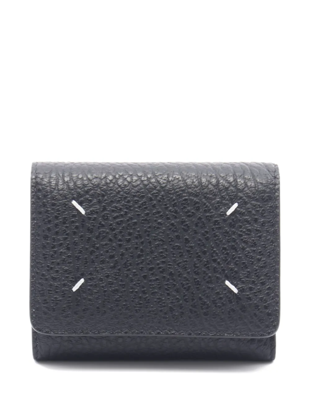 Maison Martin Margiela Pre-Owned 2020s tri-fold leather wallet - Nero