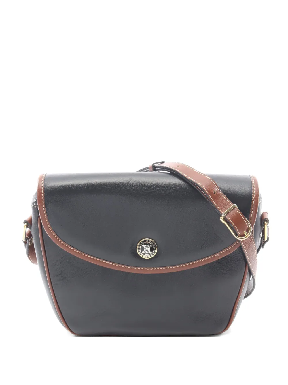 Celine Pre-Owned 2000s Triomphe leather shoulder bag - Nero