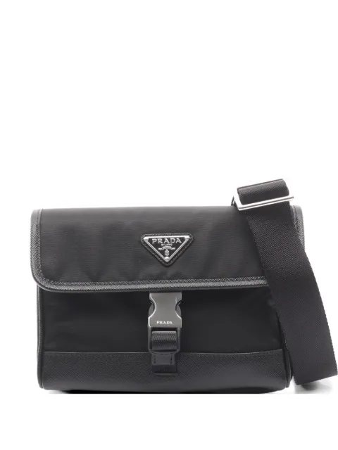 Prada Pre-Owned Re-Nylon tessuto saffiano shoulder bag