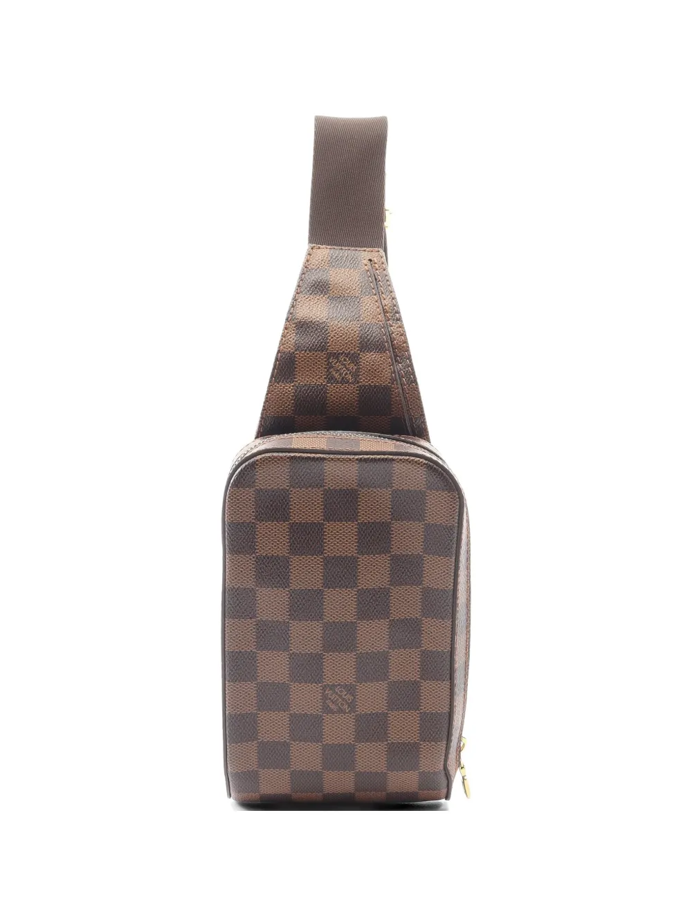 Louis Vuitton Pre-Owned 2010 Geronimos Damier Ebene belt bag - Marrone