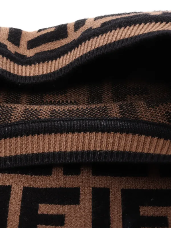 Fendi Pre-Owned 2000s Zucca Knit T-shirt | Neutrals | FARFETCH AO