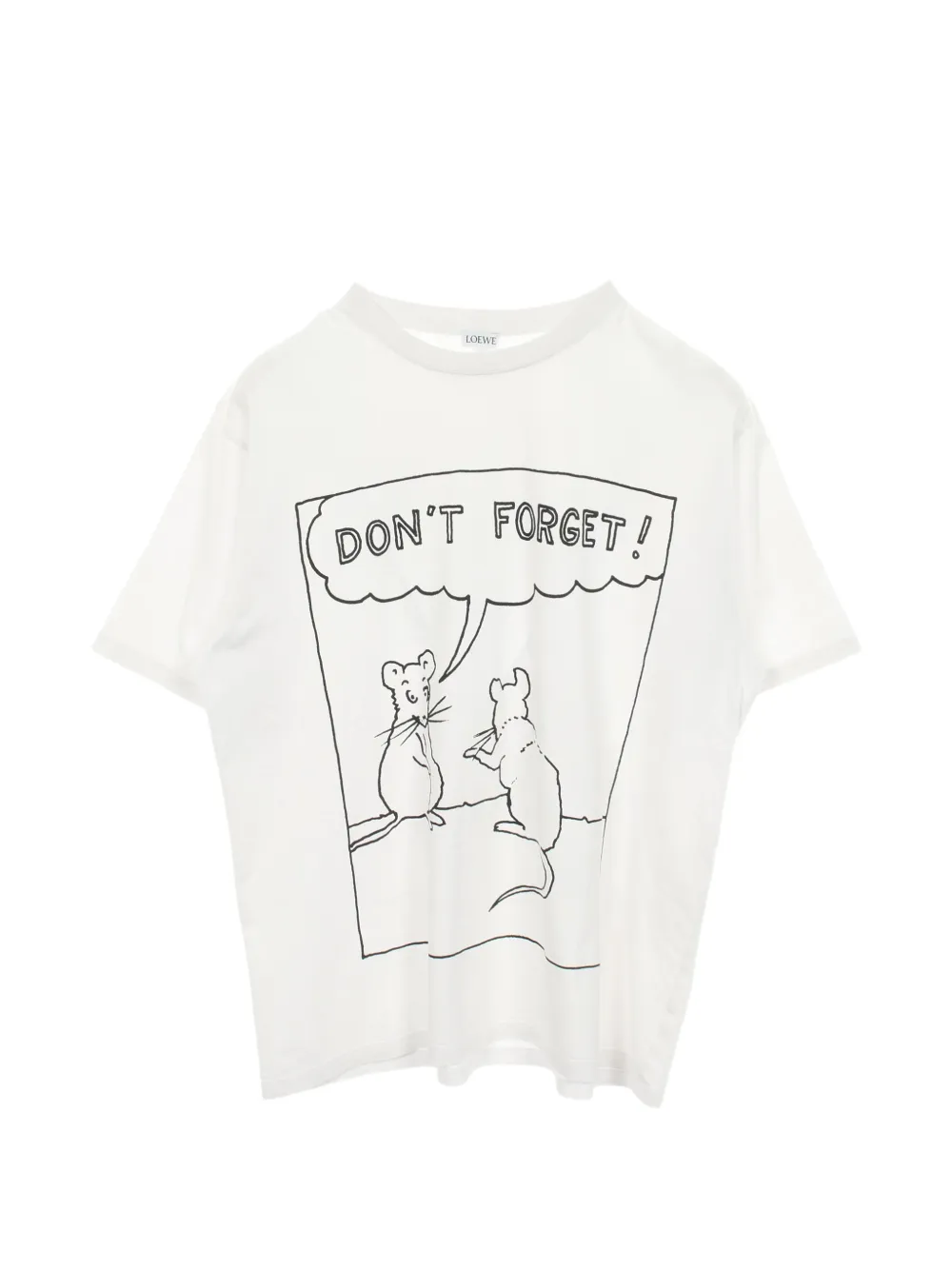 Loewe Pre-Owned x Loewe and Joe Brainard 2010s Joe Brainard T-shirt - Bianco