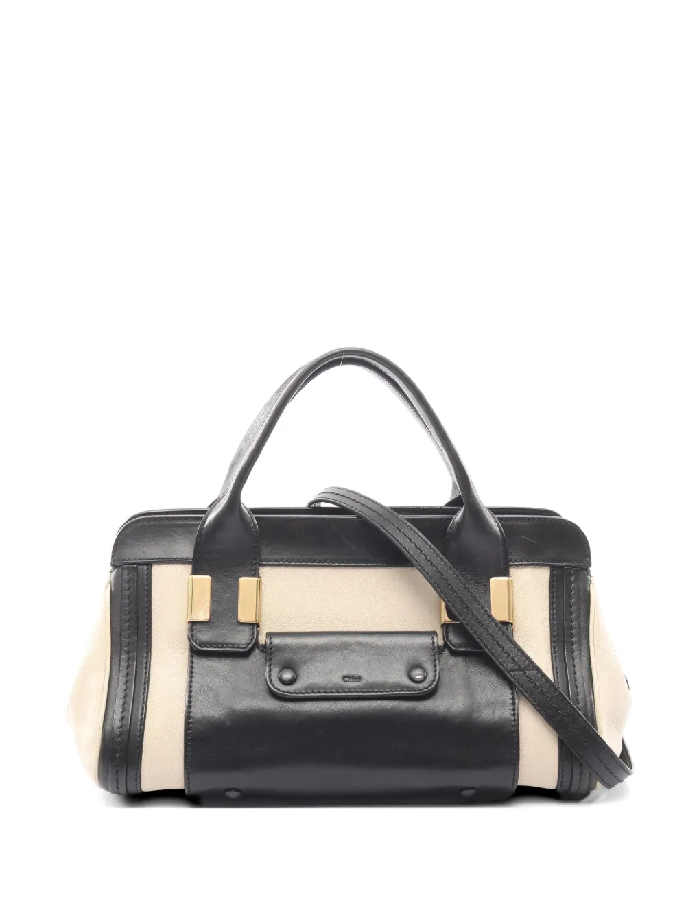 Chloé Pre-Owned 2000s Alice leather tote bag - Nero