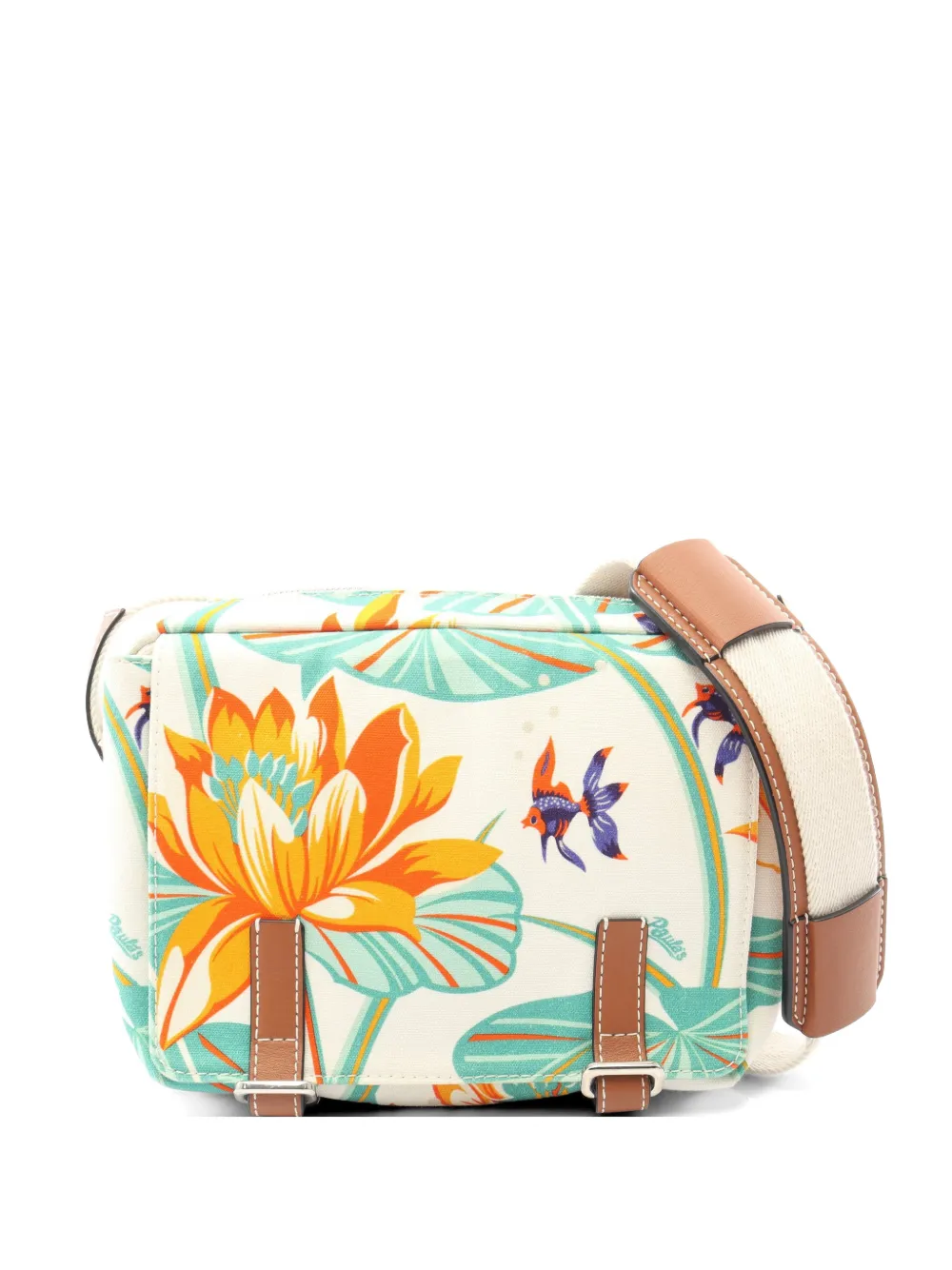 Loewe Pre-Owned x Paula's Ibiza 2010s Water Lily shoulder bag - White